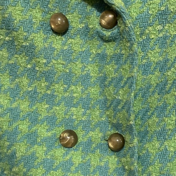 Beautiful women’s vintage tweed coat in houndstooth pattern. - Picture 2 of 4